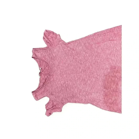 Soft Surroundings Heather Pink Maxi Cold Shoulder Dress - Picture 7 of 9